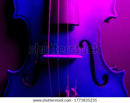 Violin musical instrument background image.