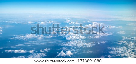 Nice Blue sky cloudy shade isolated background and good texture