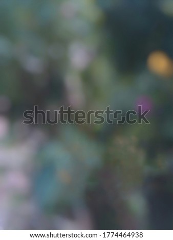 Many small bokeh and blurred backgrounds