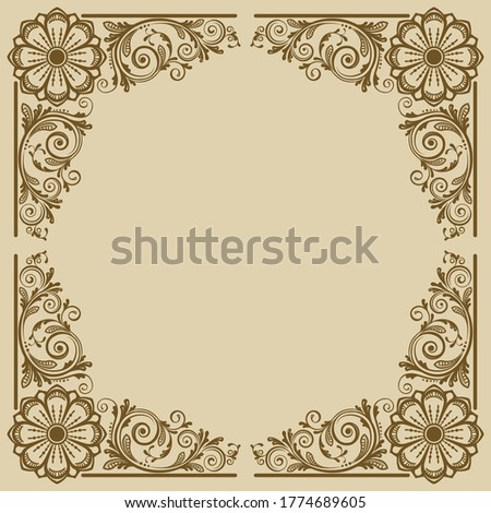 abstract floral decorative background for design