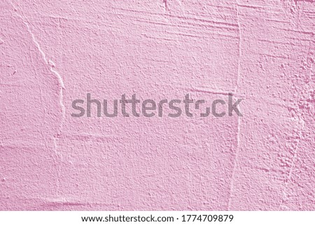 Pink stucco texture. Designer interior background. Abstract architectural surface.