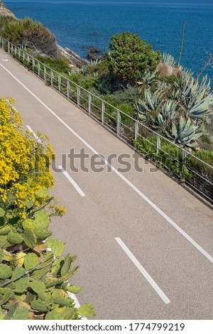The cycling path into the Riviera dei Fiori coastal park is one of the longest in Europe, with a path accessible by pedestrians and cyclists in both directions