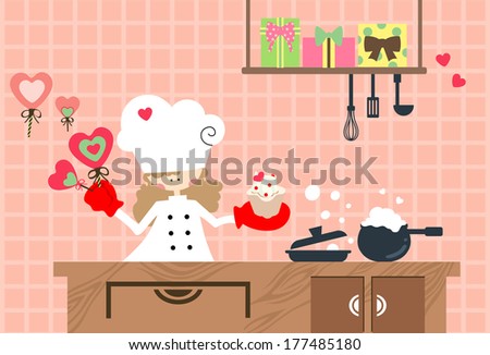Valentine kitchen 