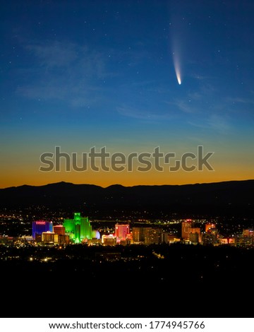 Comet NEOWISE Over Reno Nevada