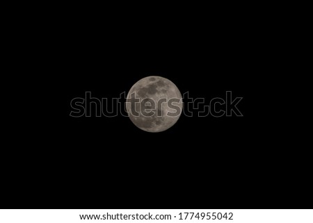 The picture of the full moon.