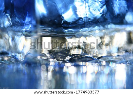 Macro photography of water and drops