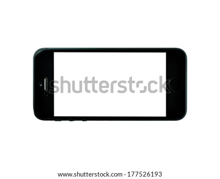 Mobile phone  isolated on white background