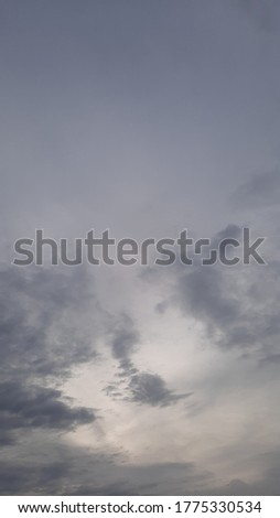 Beautiful white clouds and background photo 