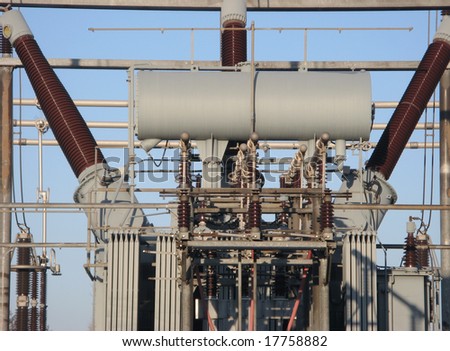High voltage power plant detail