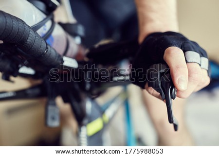 Time trial and triathlon bike Royalty-Free Stock Photo #1775988053