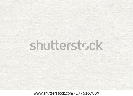Close up view of rough white watercolor paper background. Extra large highly detailed image. Royalty-Free Stock Photo #1776167039