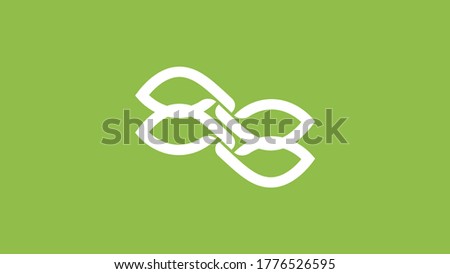 Eco icon green leaf vector illustration isolated