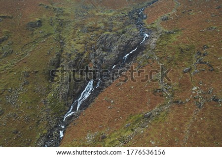 Drone Photography Mountain Waterfall Langdale Lake District