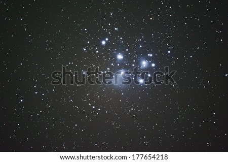 Pleiades M45 nebula 