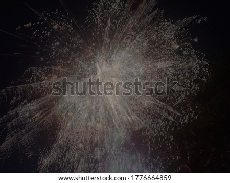 This is a firework picture taken on my iPhone on Independence Day 2020.