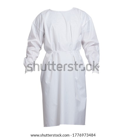 disposable surgical gown for surgery white Royalty-Free Stock Photo #1776973484