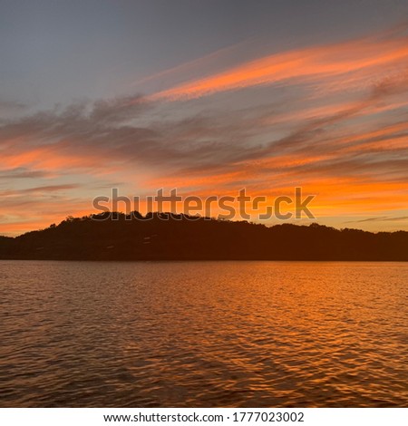 Sunset on Possum Kingdom Lake