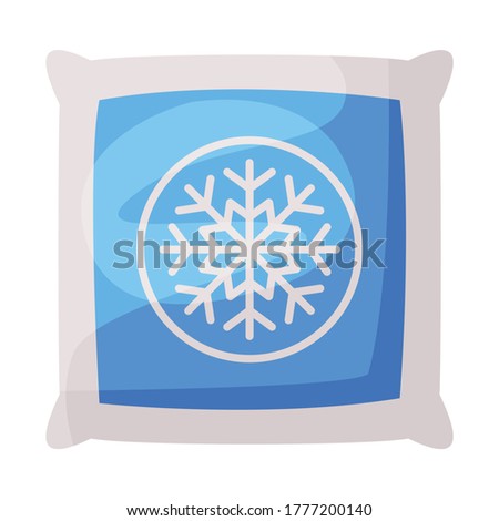Medical Cold Pack Gel, First Aid Kit Equipment Vector Illustration on White Background Royalty-Free Stock Photo #1777200140