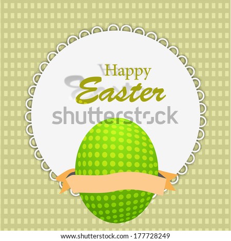 Easter eggs card on background. Royalty-Free Stock Photo #177728249
