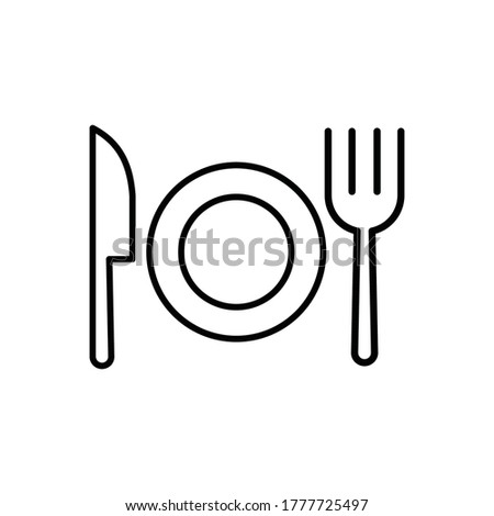 restaurant menu logo icon vector sign symbol