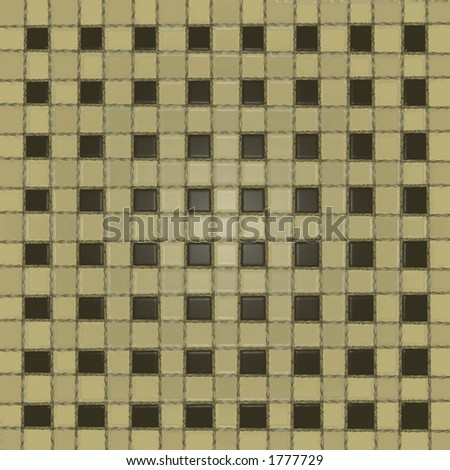 Yellow tiles background