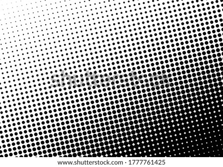 Modern Dots Background. Pop-art Monochrome Texture. Points Overlay. Vintage Halftone Backdrop. Vector illustration