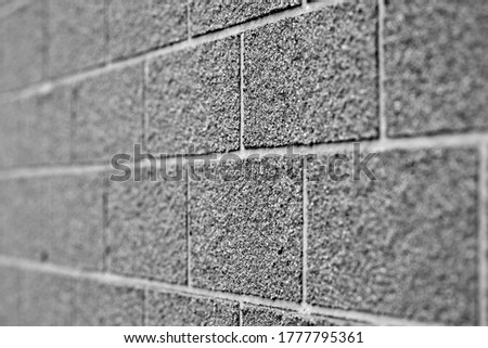 Rectangular grid of brick blocks for the background