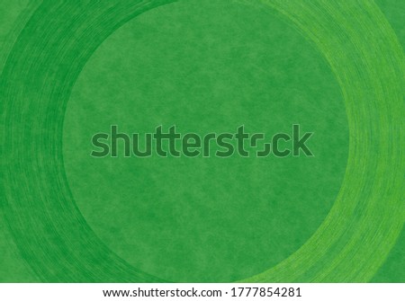 Green texture of Japanese paper