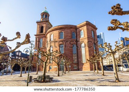 Paulskirche, famous Church in Frankfurt ( Germany)