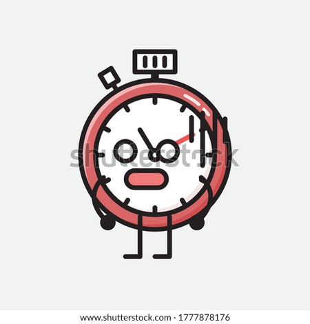 An illustration of Sport Timer Vector Character