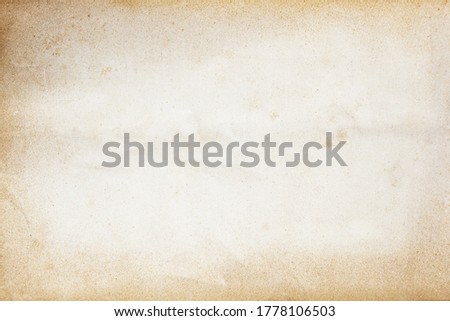 An old, worn piece of paper. Vintage paper texture Royalty-Free Stock Photo #1778106503