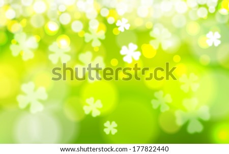 Saint Patrick's Day Vector Background Royalty-Free Stock Photo #177822440