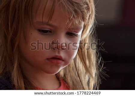 portrait of a child , note shallow depth of field