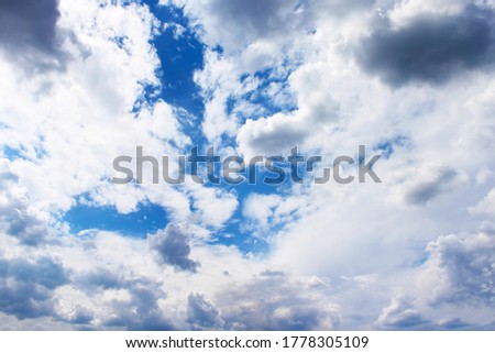 View of beautiful clouds on the sky