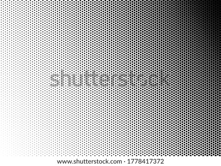 Dots Background. Gradient Grunge Overlay. Black and White Distressed Backdrop. Pop-art Fade Texture. Vector illustration