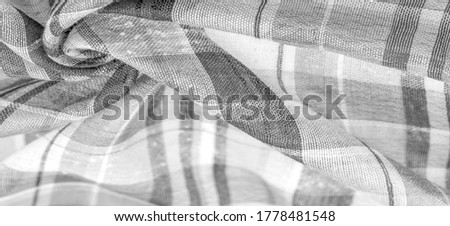 The background texture of the Scottish fabric