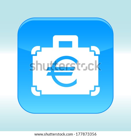 Blue web icon
