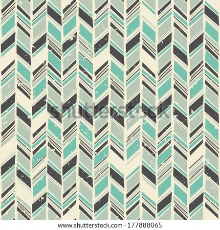 Seamless zigzag pattern in gray and green pastel colors.