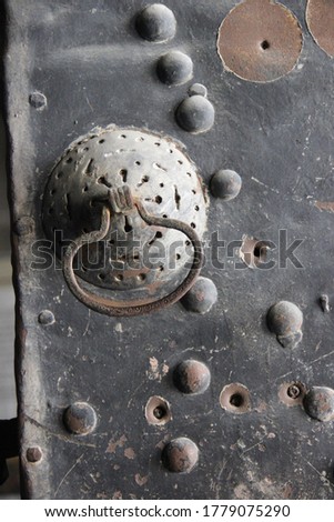 wonderful ancient doorknob in Cappadocia, Turkey