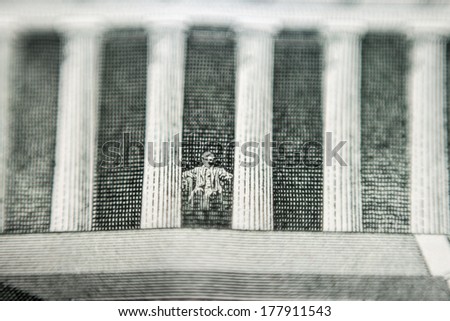 us dollar bill, money, super macro close up