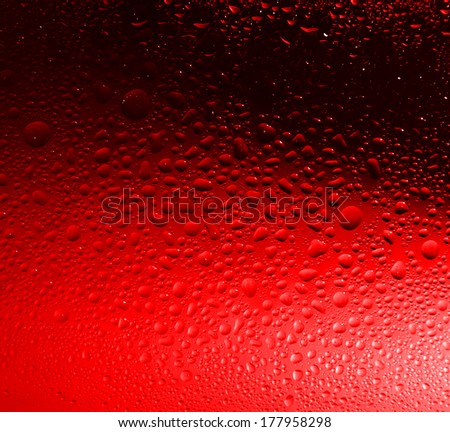 water drops on glass. beautiful pattern, can also be used as a texture