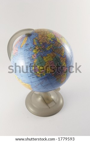 World globe indicating Europe and Africa (2 of 3)