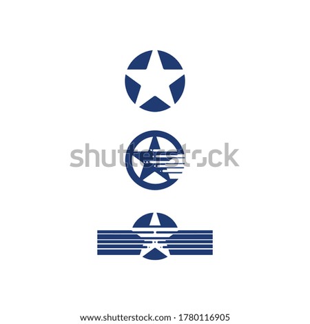 Star icon Template vector illustration design and logo
