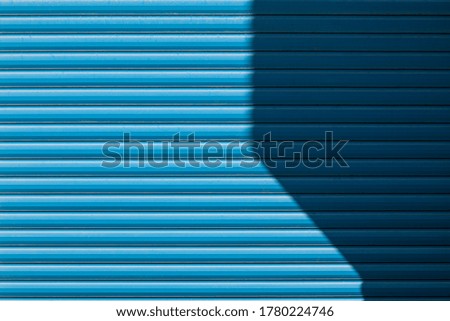 Two-color background for an inscription in the form of a photo of colored blinds
