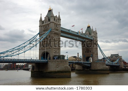 Tower Bridge in London UK
