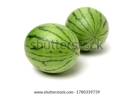 watermelon on a white background 