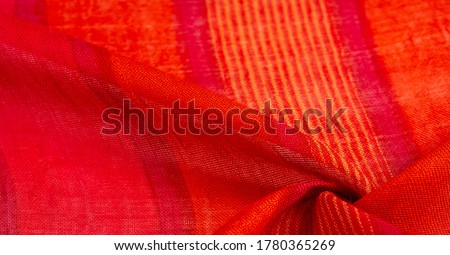 Texture, background, pattern, design, fabric red-orange with yellow stripes, This bold and bright fabric for your projects. With many soft plains in a huge variety of colors