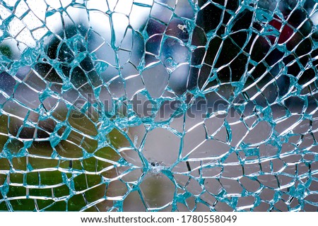 Background texture of broken glass Royalty-Free Stock Photo #1780558049
