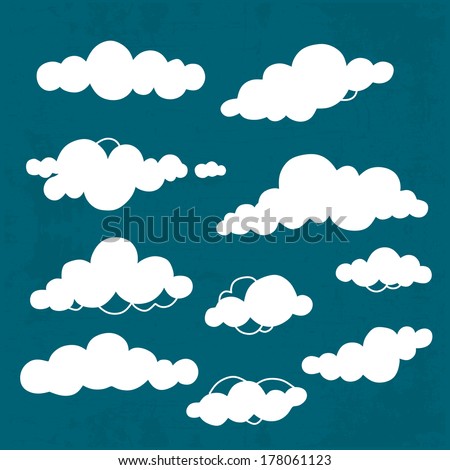  illustration of clouds collection 