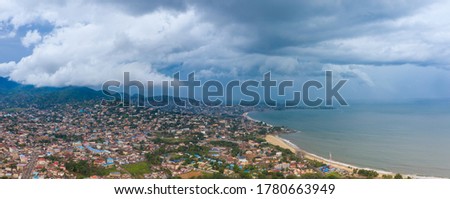 Panorama view of Freetown, Sierra Leone Royalty-Free Stock Photo #1780663949